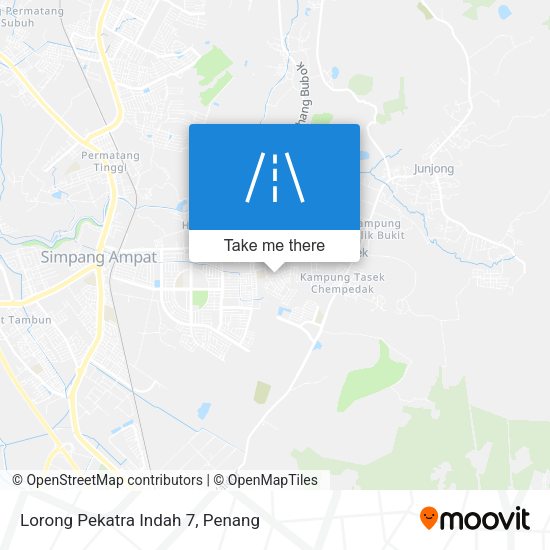 Lorong Pekatra Indah 7 map