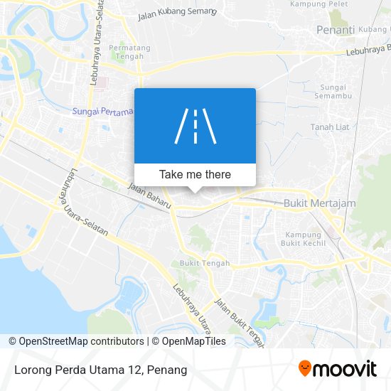 Lorong Perda Utama 12 map