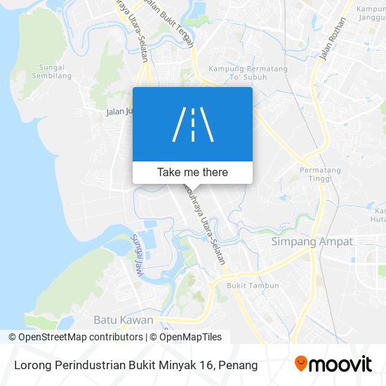 Lorong Perindustrian Bukit Minyak 16 map