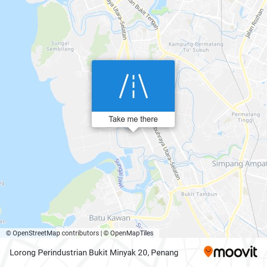 Peta Lorong Perindustrian Bukit Minyak 20