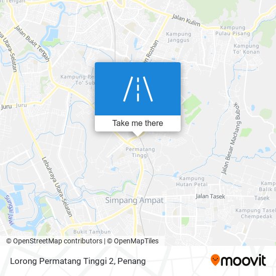 Lorong Permatang Tinggi 2 map