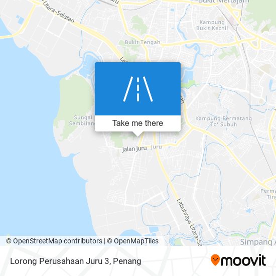 Peta Lorong Perusahaan Juru 3