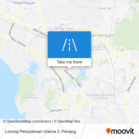 Lorong Perusahaan Utama 2 map