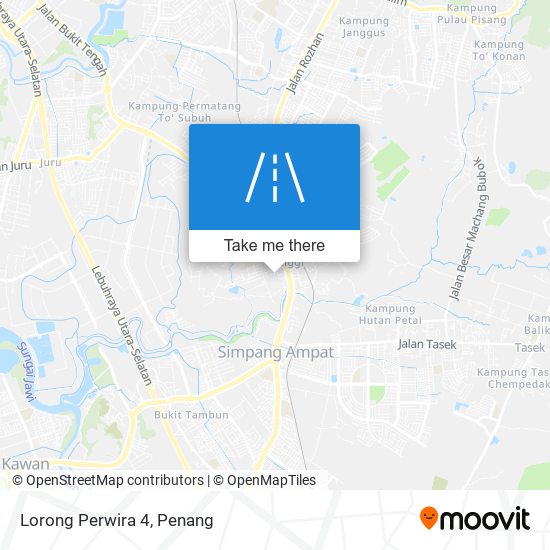 Lorong Perwira 4 map