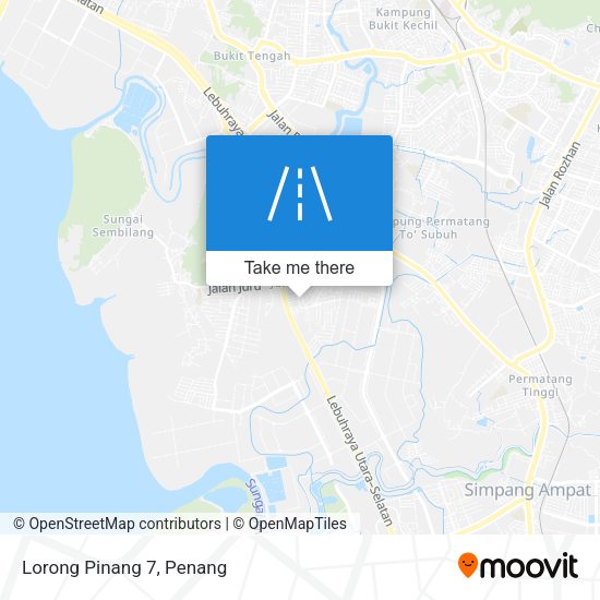 Lorong Pinang 7 map