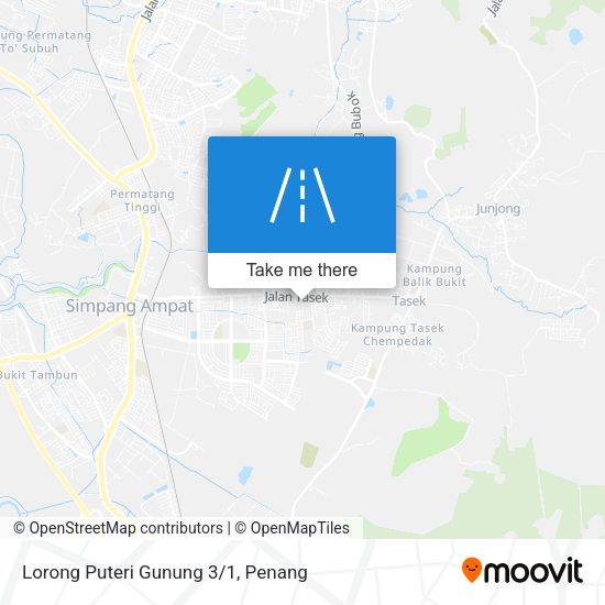 Lorong Puteri Gunung 3/1 map