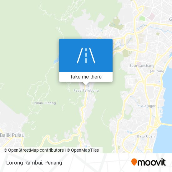 Lorong Rambai map