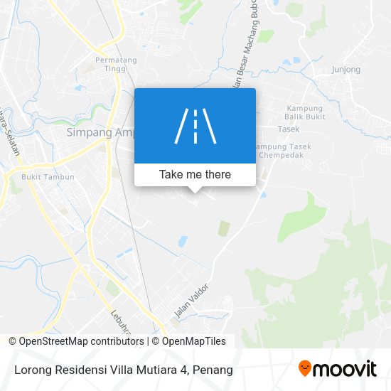 Lorong Residensi Villa Mutiara 4 map