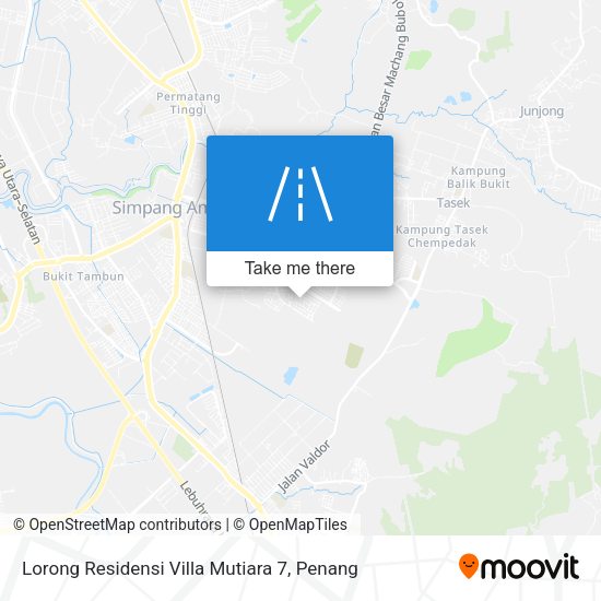 Lorong Residensi Villa Mutiara 7 map