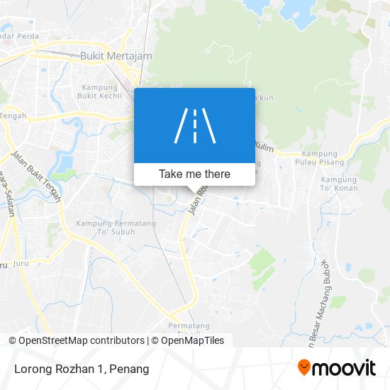 Lorong Rozhan 1 map