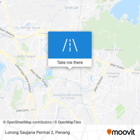 Peta Lorong Saujana Permai 2