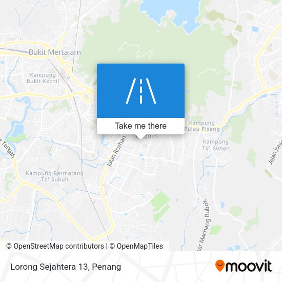 Peta Lorong Sejahtera 13