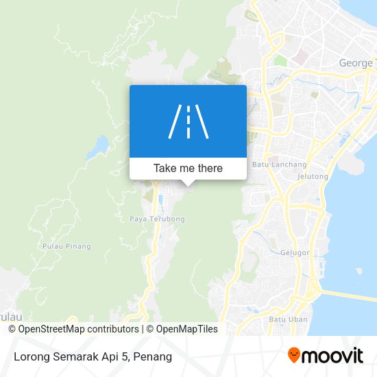 Lorong Semarak Api 5 map