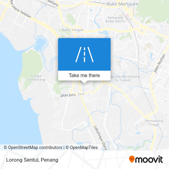 Lorong Sentul map