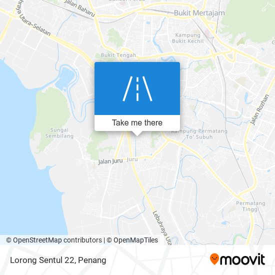 Lorong Sentul 22 map