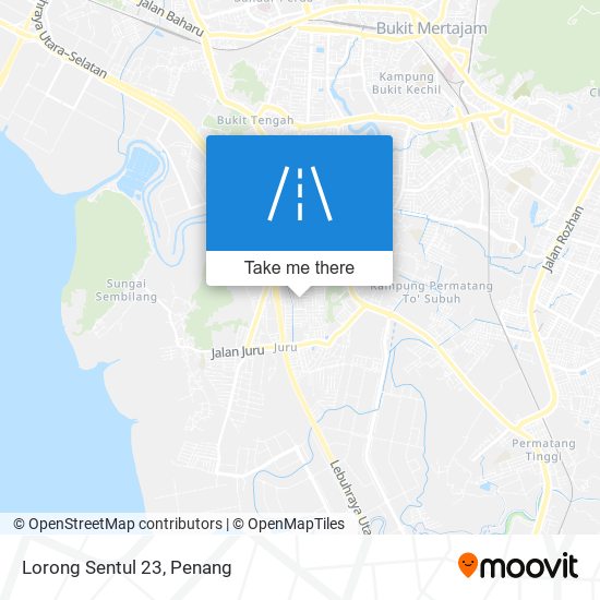 Lorong Sentul 23 map