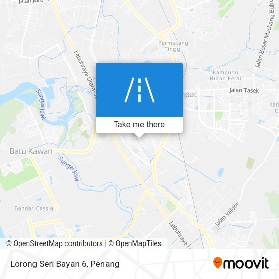 Peta Lorong Seri Bayan 6