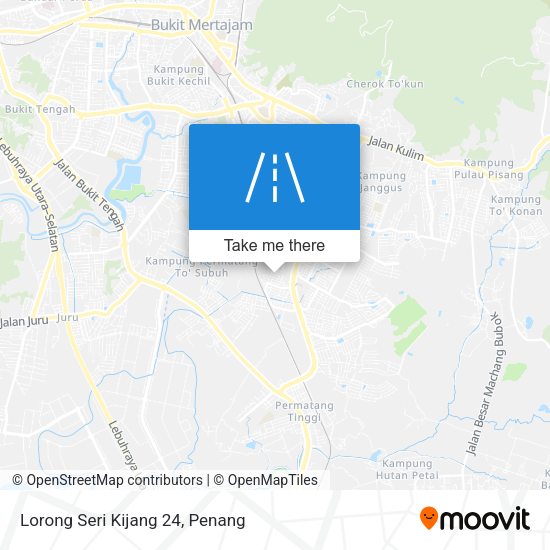 Peta Lorong Seri Kijang 24