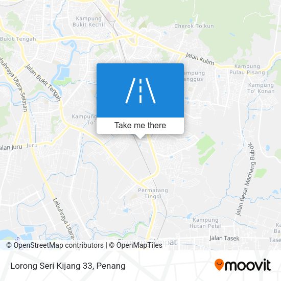 Peta Lorong Seri Kijang 33