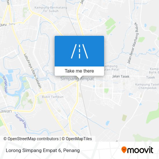 Lorong Simpang Empat 6 map