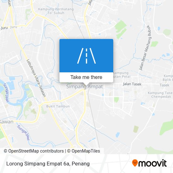 Peta Lorong Simpang Empat 6a