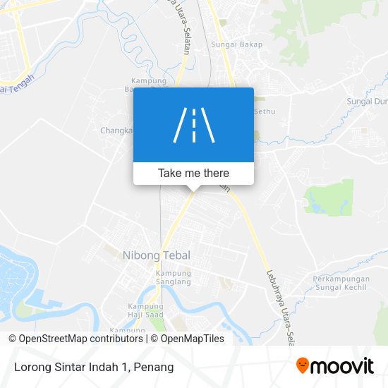 Peta Lorong Sintar Indah 1