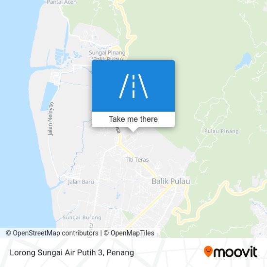 Lorong Sungai Air Putih 3 map