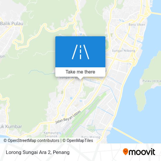 Peta Lorong Sungai Ara 2