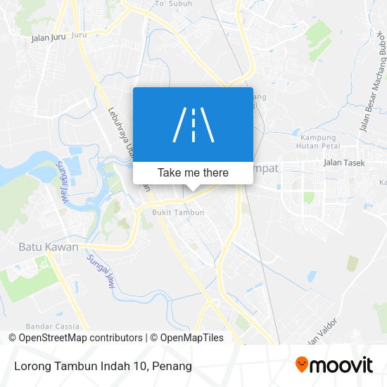Lorong Tambun Indah 10 map