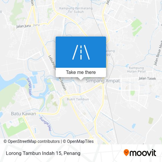 Lorong Tambun Indah 15 map