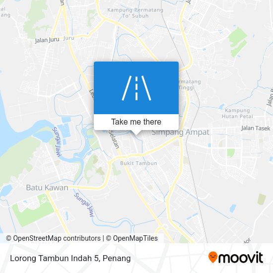 Peta Lorong Tambun Indah 5