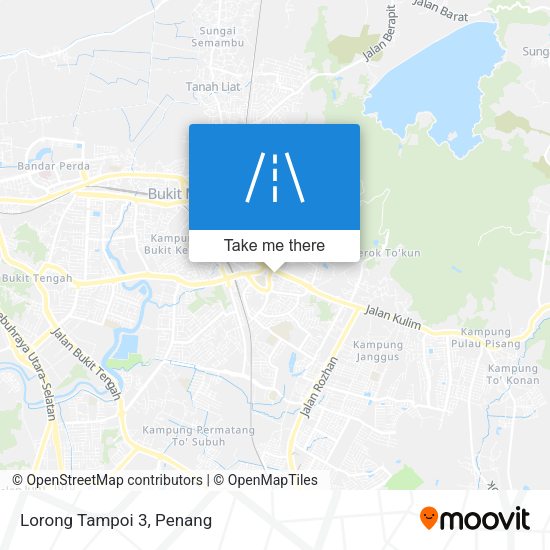 Lorong Tampoi 3 map