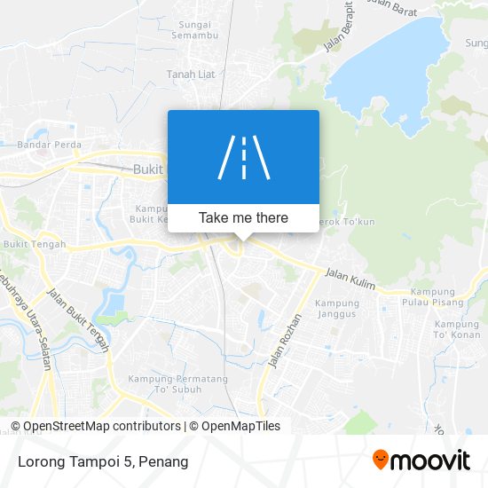 Lorong Tampoi 5 map