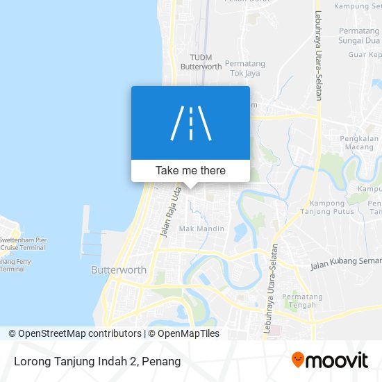 Peta Lorong Tanjung Indah 2