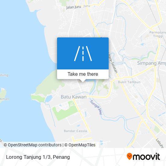 Lorong Tanjung 1/3 map