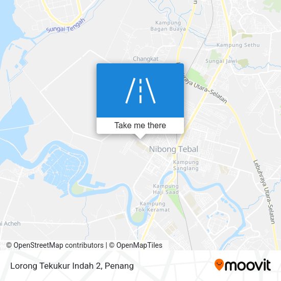 Peta Lorong Tekukur Indah 2