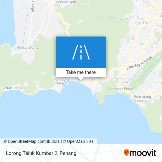 Peta Lorong Teluk Kumbar 2