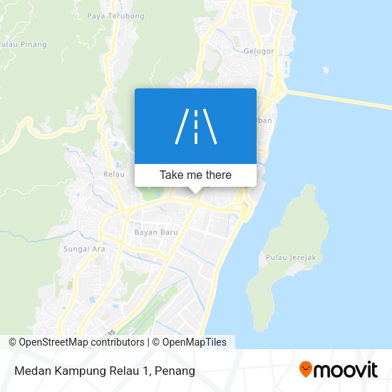 Peta Medan Kampung Relau 1