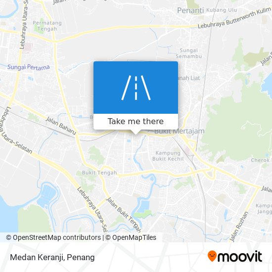 Medan Keranji map