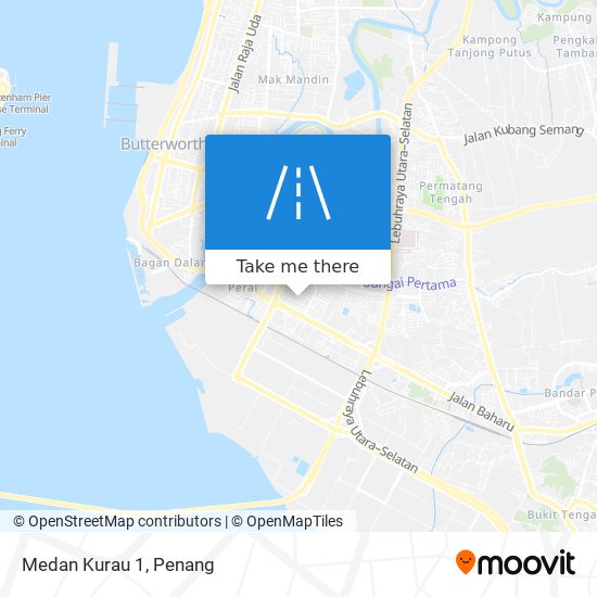 Medan Kurau 1 map