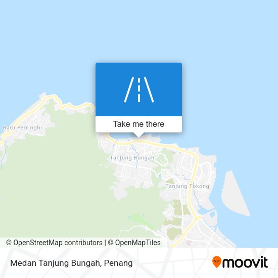 Peta Medan Tanjung Bungah