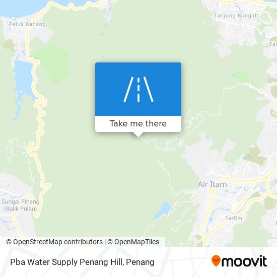 Pba Water Supply Penang Hill map