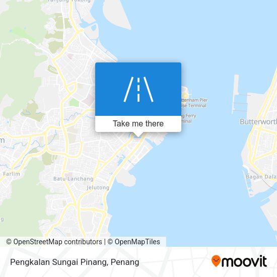 Pengkalan Sungai Pinang map