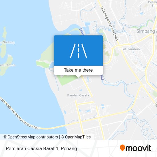 Persiaran Cassia Barat 1 map