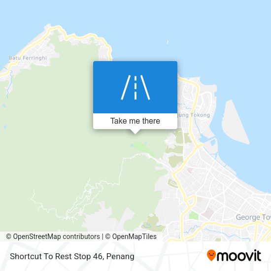 Shortcut To Rest Stop 46 map