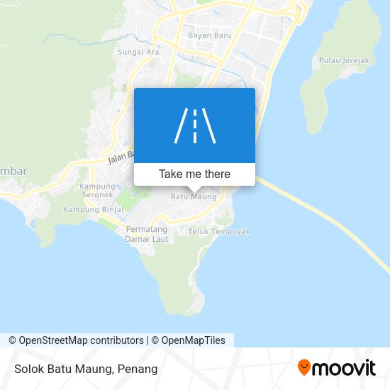 Solok Batu Maung map