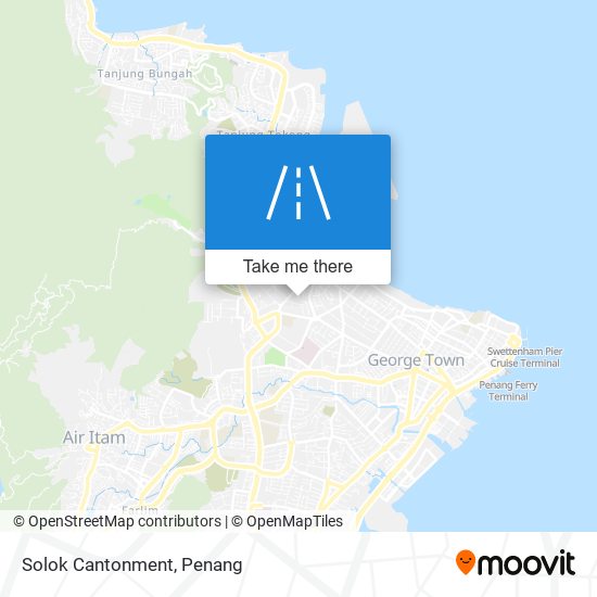 Solok Cantonment map