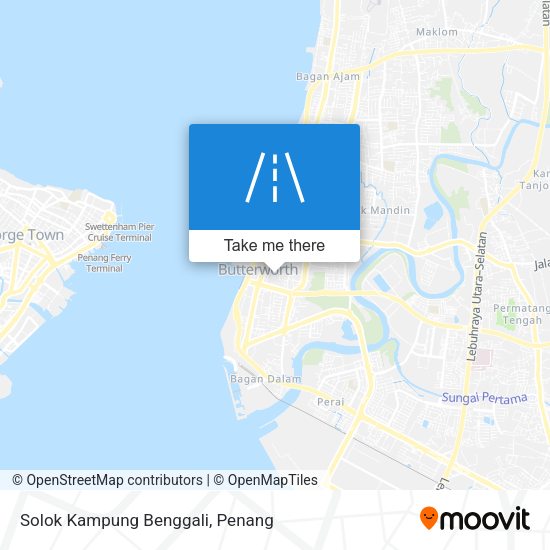 Peta Solok Kampung Benggali
