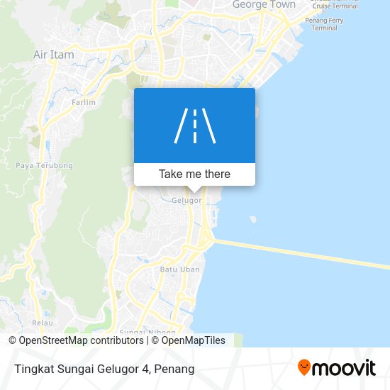 Tingkat Sungai Gelugor 4 map
