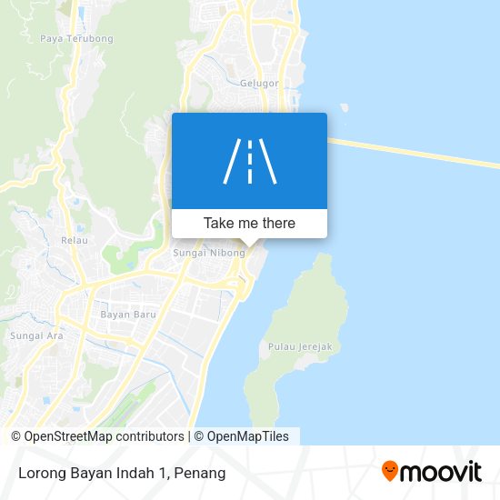 Peta Lorong Bayan Indah 1